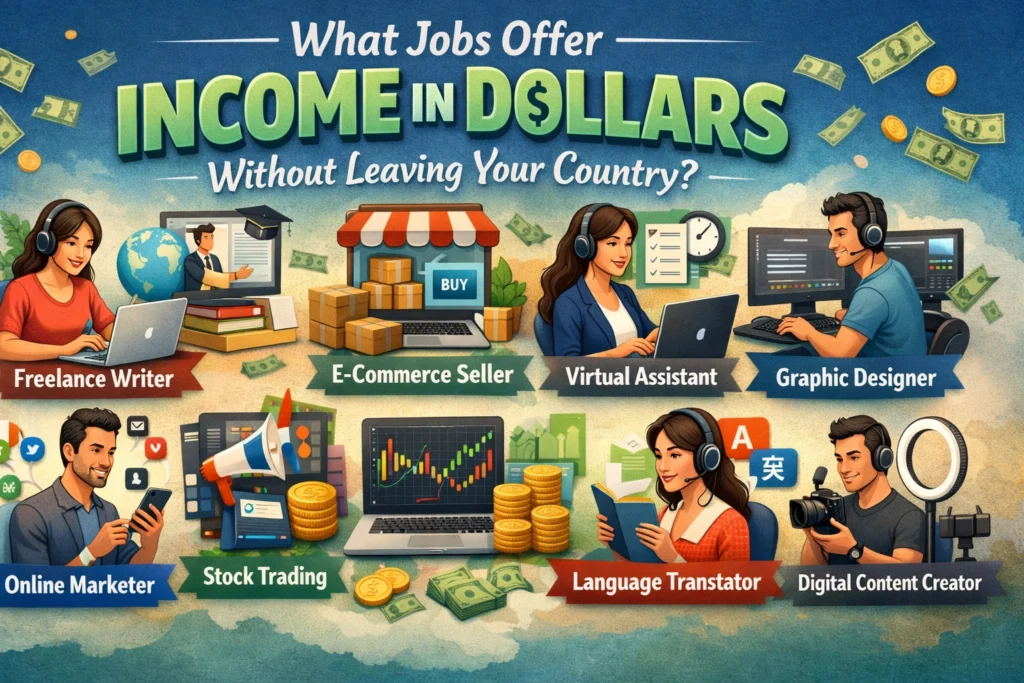 Jobs Offer Income in Dollars