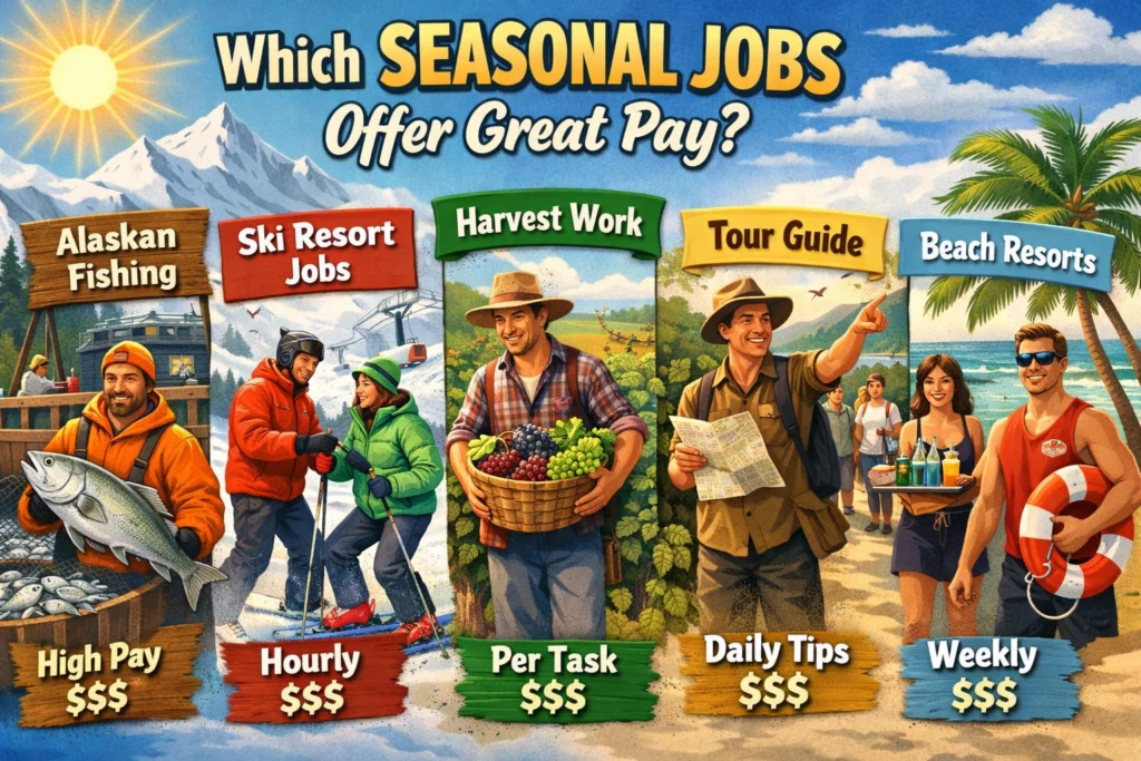 Seasonal Jobs Offer Great Pay