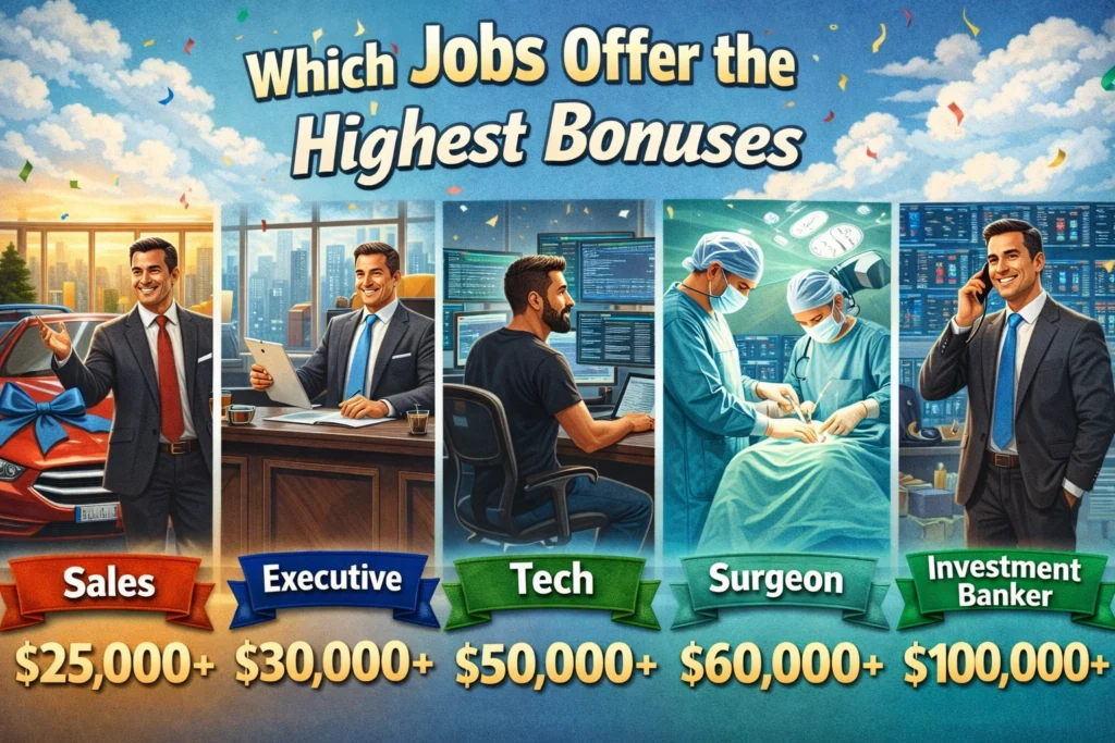 Jobs Offer the Highest Bonuses