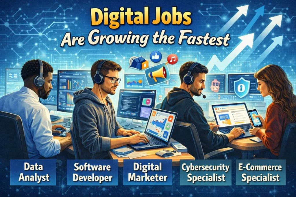 Digital Jobs Are Growing the Fastest