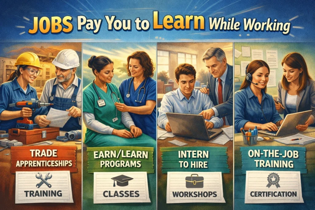 Jobs Pay You to Learn While Working