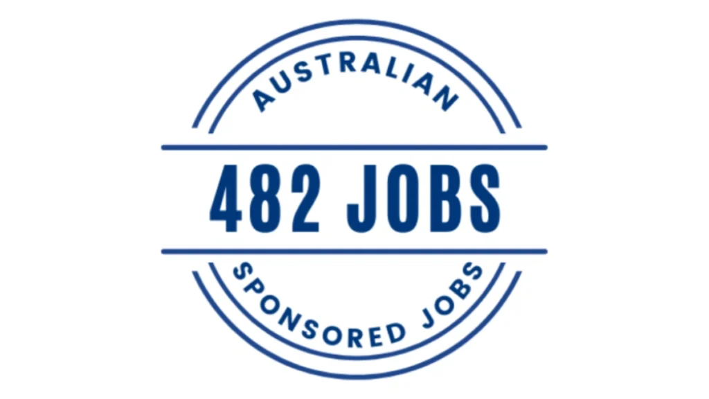 Australian Jobs Offer 482 Visa Sponsorship